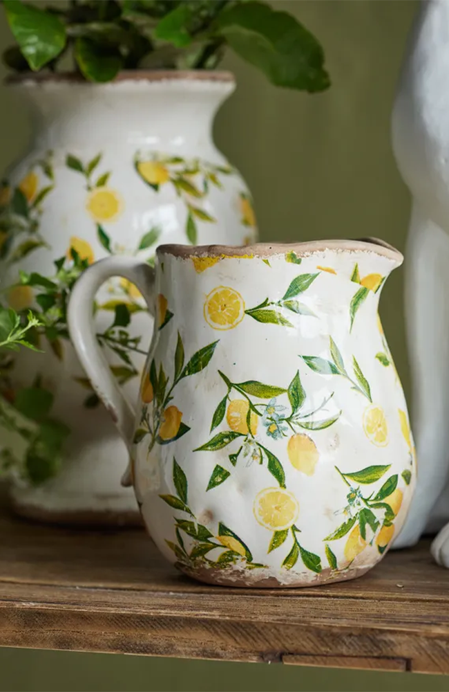 Botanical Lemon Jug - Short