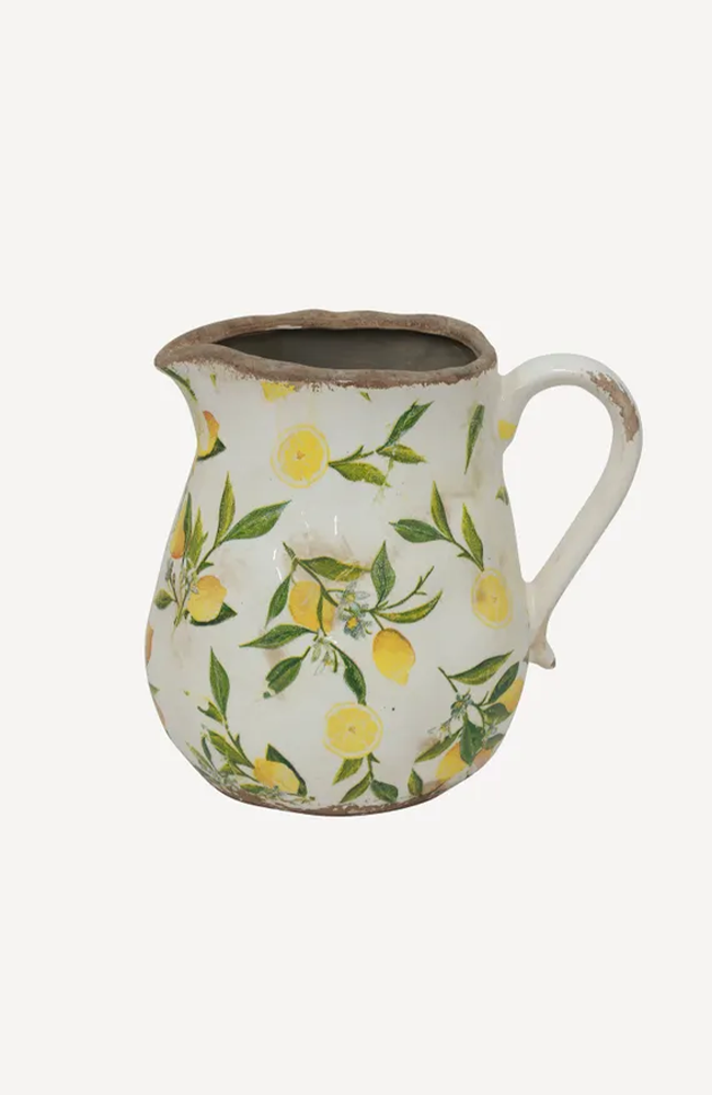 Botanical Lemon Jug - Short