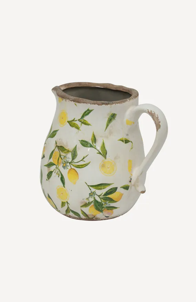Botanical Lemon Jug - Short