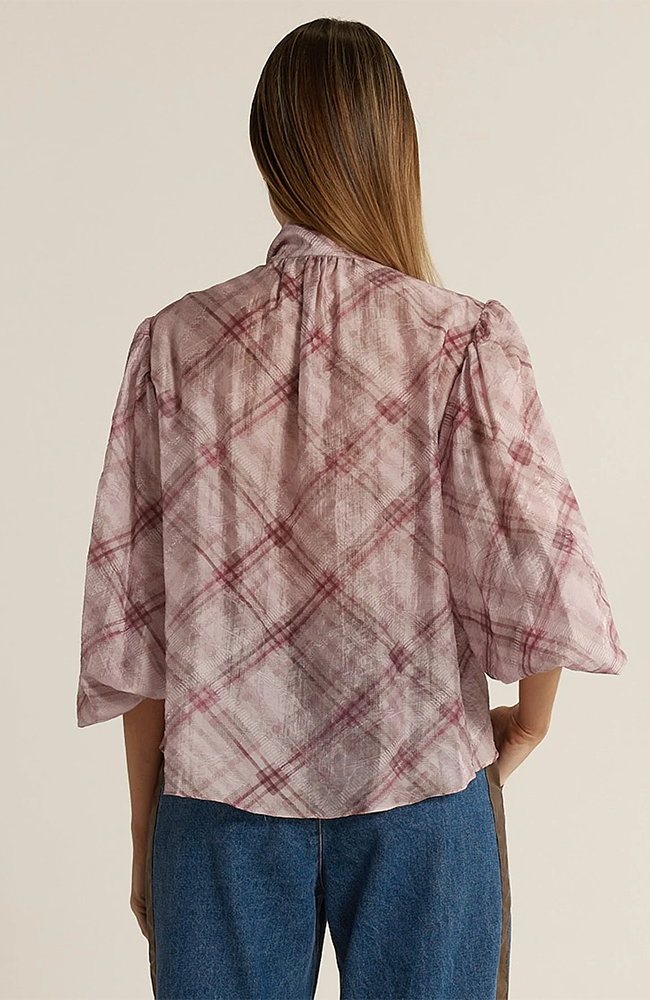 Eve Pussybow Blouse - Orchid Pink