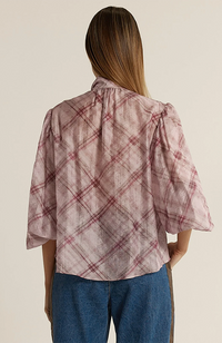 Eve Pussybow Blouse - Orchid Pink