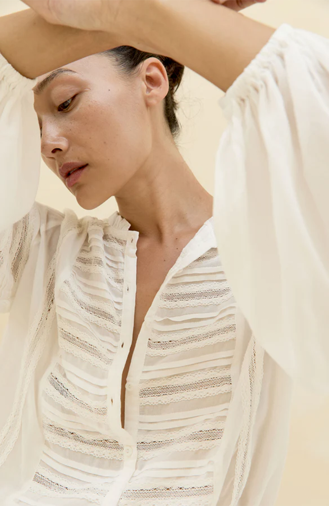 Persia Top - Ivory