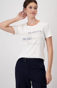 T-Shirt Decorative Lettering - Off White
