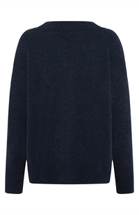 Hannah Yak Blend Vee - Soft Blue