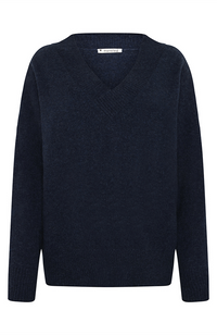 Hannah Yak Blend Vee - Soft Blue