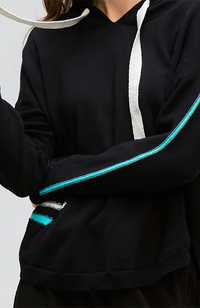 Hooded Jumper -  Black