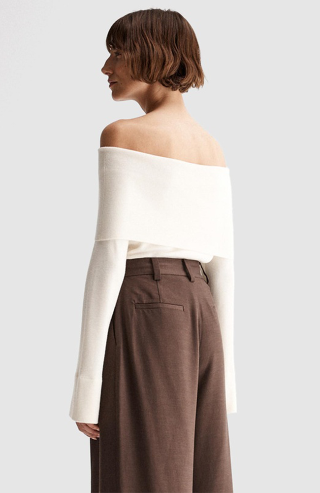 Alexa Knit Top - Ivory