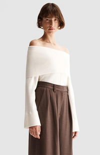 Alexa Knit Top - Ivory