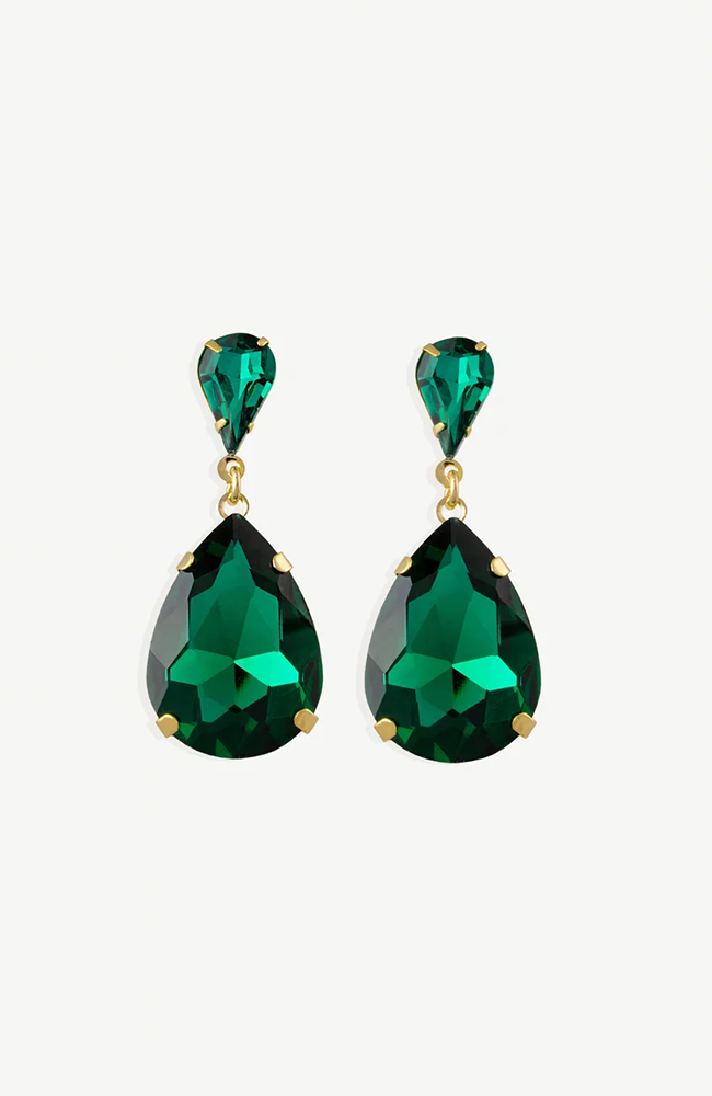 Jemima Earrings - Green