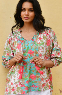 Hummingbird Blouse - Green