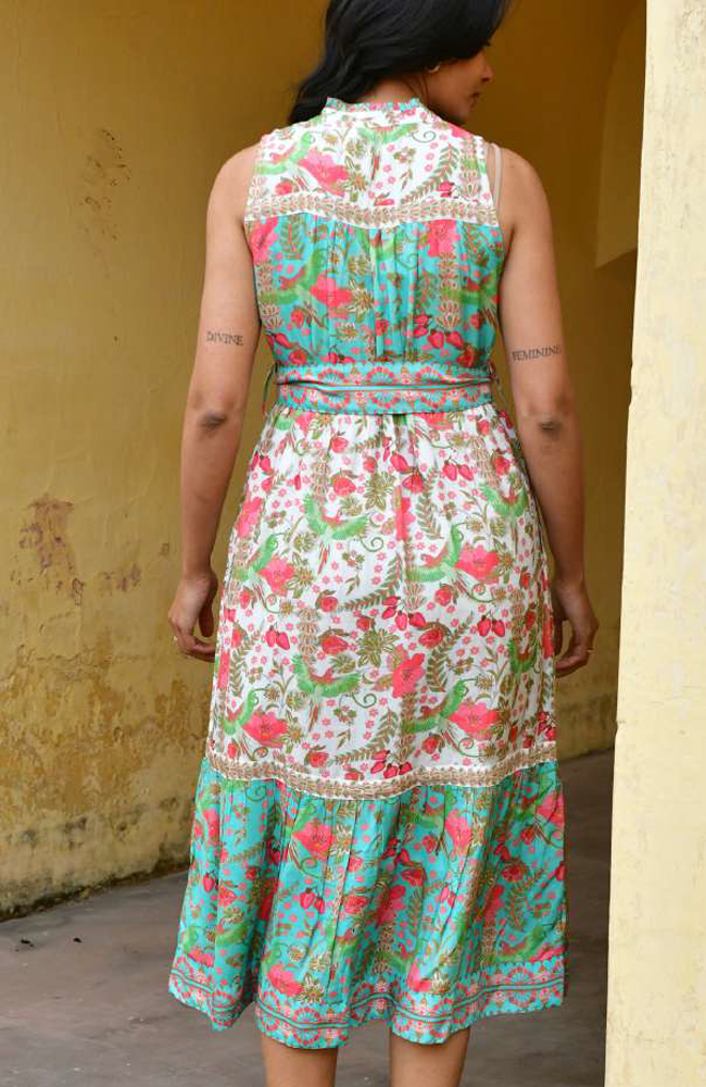 Hummingbird Sundress - Green