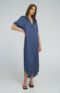 Hutton Dress - Ocean Blue