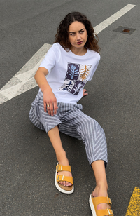 Outro Tee - White Quartet