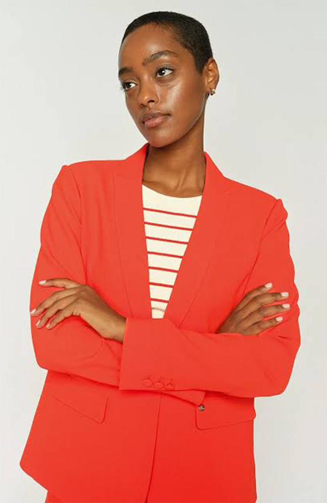 Phoebe Miley Blazer - Spicy Orange