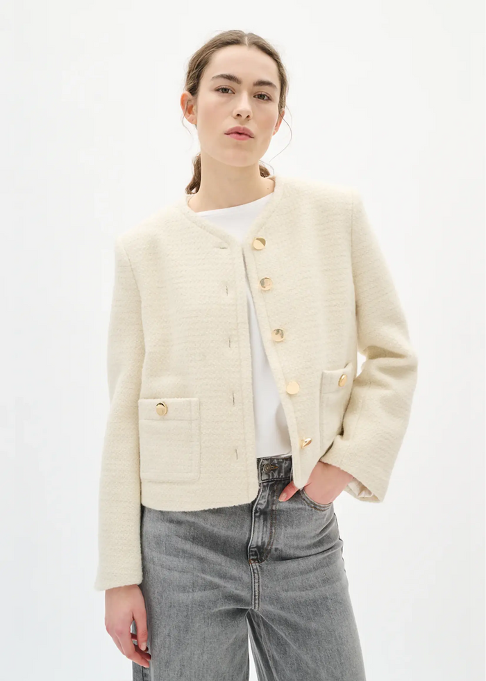 Zeenia Jacket - Whisper White