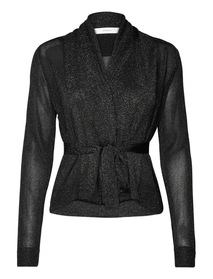 ThaniIW Short Cardigan - Black