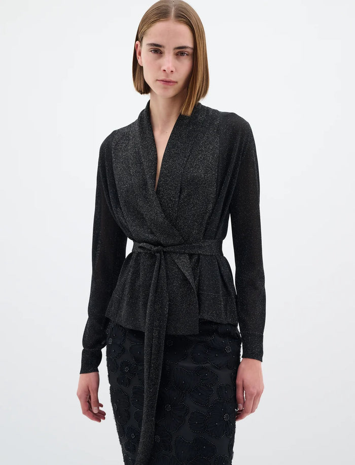 ThaniIW Short Cardigan - Black