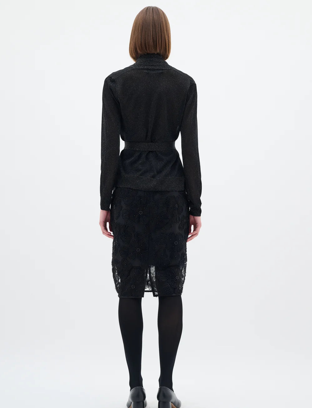ThaniIW Short Cardigan - Black