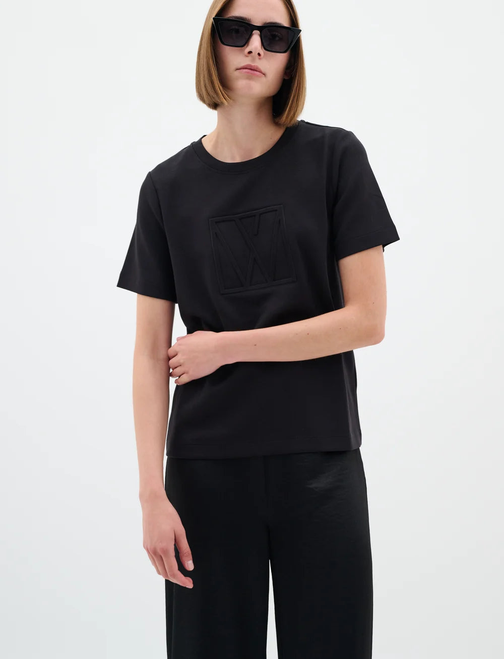 Vincentiw Logo Tshirt - Black