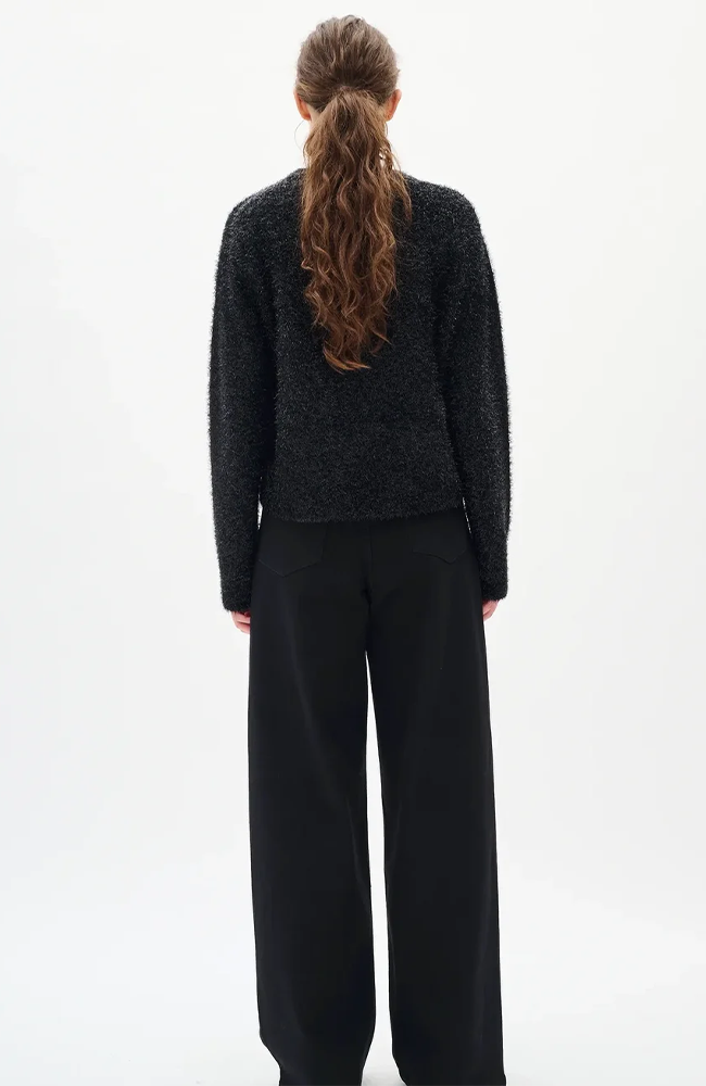 Aalia Bacca Jeans - Black Shattered Stones