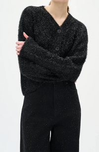 Aalia Bacca Jeans - Black Shattered Stones