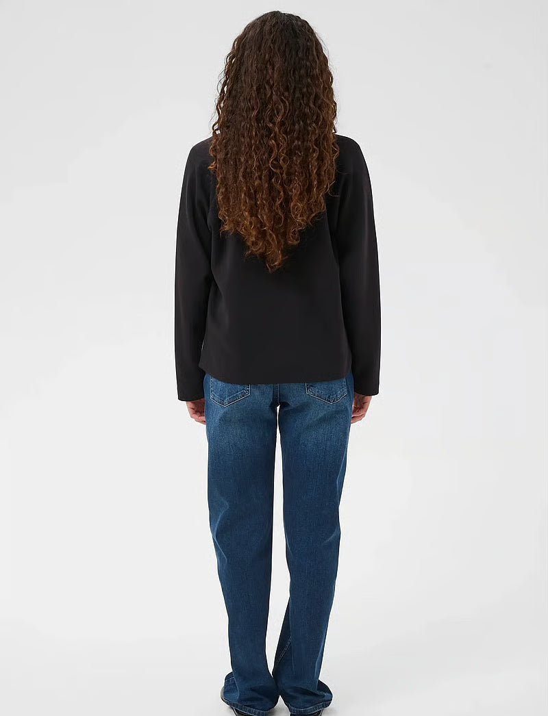 Simiw Vincentiw Polo Blouse - Black