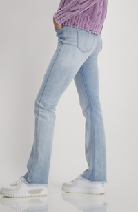 Bell Bottom Trousers - Light Denim