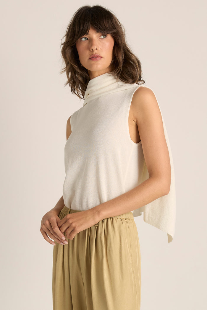 Kora Cape Top - Cream