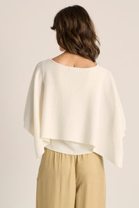 Kora Cape Top - Cream