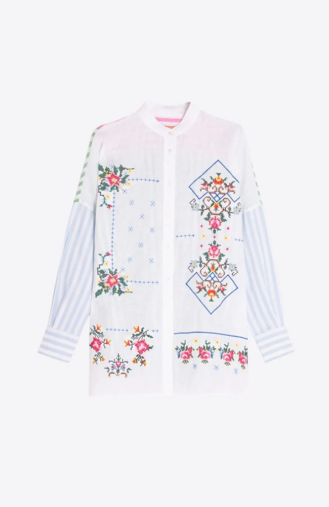 Mao Shirt - Blue