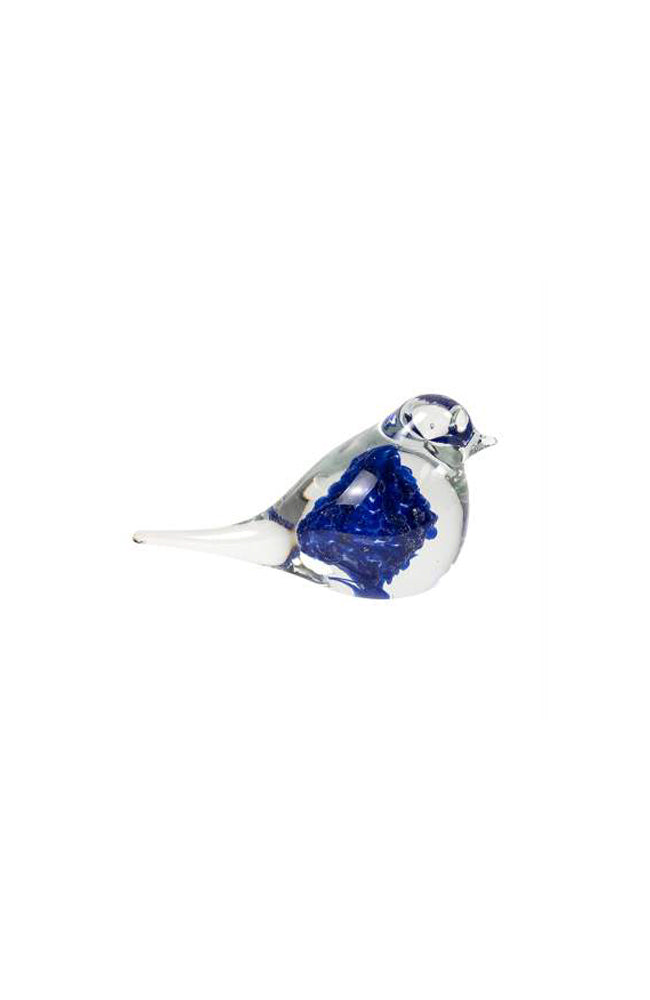 Kneebone Glass Bird I Blue