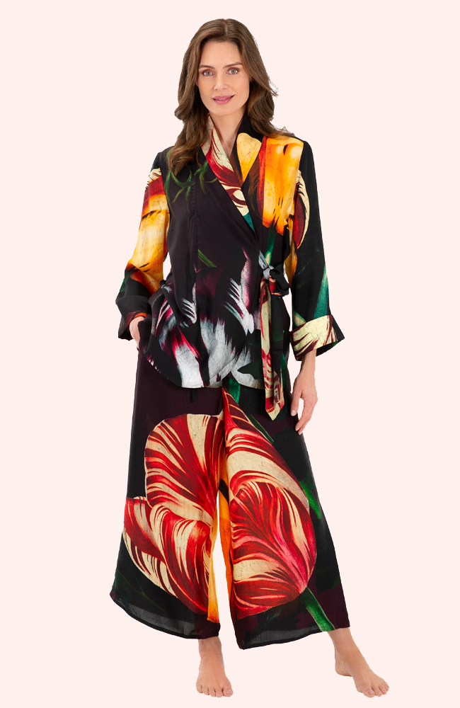 Luxury Co-ords - Midnight Posy