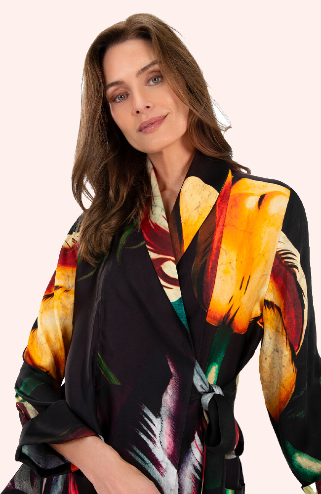 Luxury Co-ords - Midnight Posy