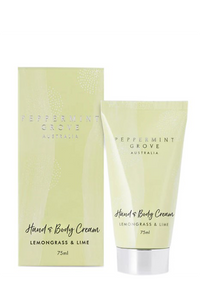 Lemongrass and Lime - Hand Cream Tube - 75ml