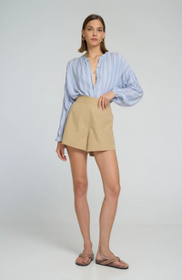 Ginger Shirt - Chambray Stripes