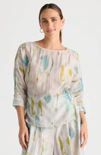 Relaxed Print Top - Mirage