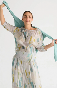 Relaxed Print Top - Mirage
