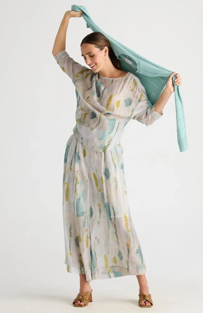 Relaxed Print Top - Mirage