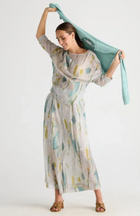 Relaxed Print Top - Mirage
