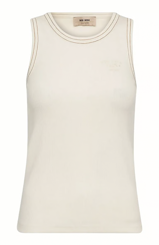 Ara Rib Tank Top - Ecru