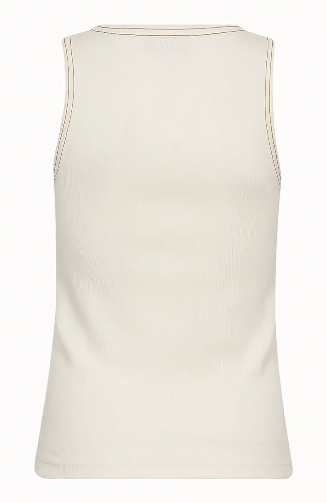Ara Rib Tank Top - Ecru