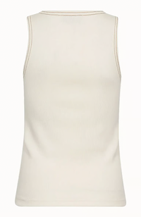 Ara Rib Tank Top - Ecru