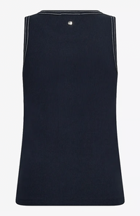 Ara Rib Tank Top - Salute Navy