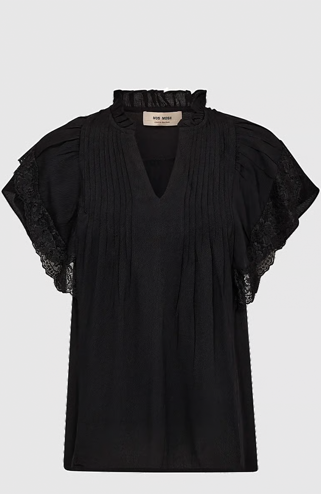 Wea Flowish Blouse - Black