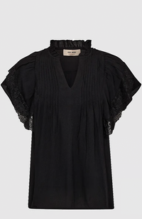 Wea Flowish Blouse - Black