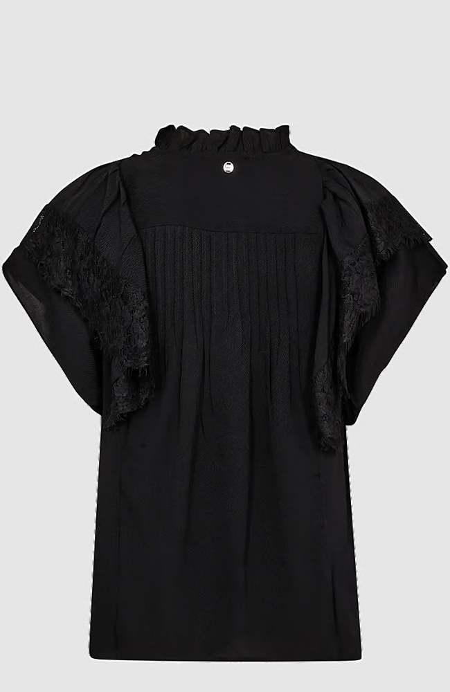 Wea Flowish Blouse - Black