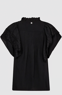 Wea Flowish Blouse - Black