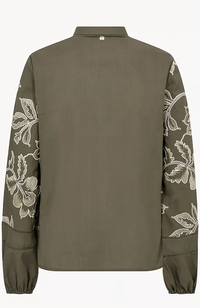 Louis Line Shirt - Olive Night