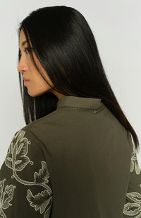 Louis Line Shirt - Olive Night