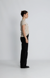 Zibby O-SS Tee - Feather Gray